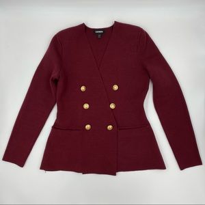 Express knit sweater jacket